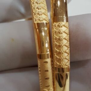 22kt gold plain kada