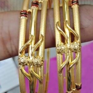 22kt gold plain kada