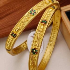 22kt gold plain kada